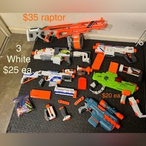 Nerf Guns- Raptor/Elite/Etc.